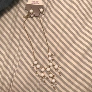 Matching earring and necklace set